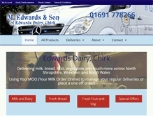 Tablet Screenshot of edwardsdairies.co.uk